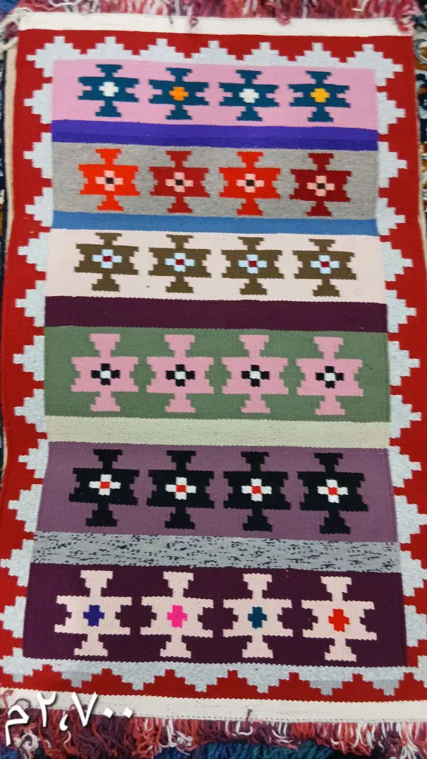 فرش گلیم|گلیم، جاجیم، گبه|قنوات, |دیوار