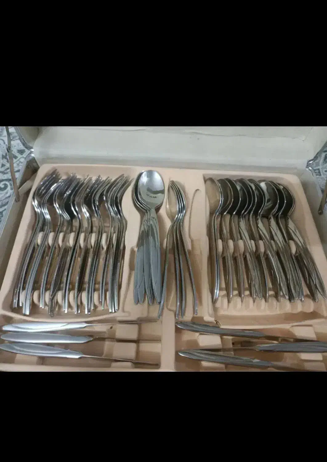 سرویس قاشق چنگال|ظروف سرو و پذیرایی|زرندیه, |دیوار