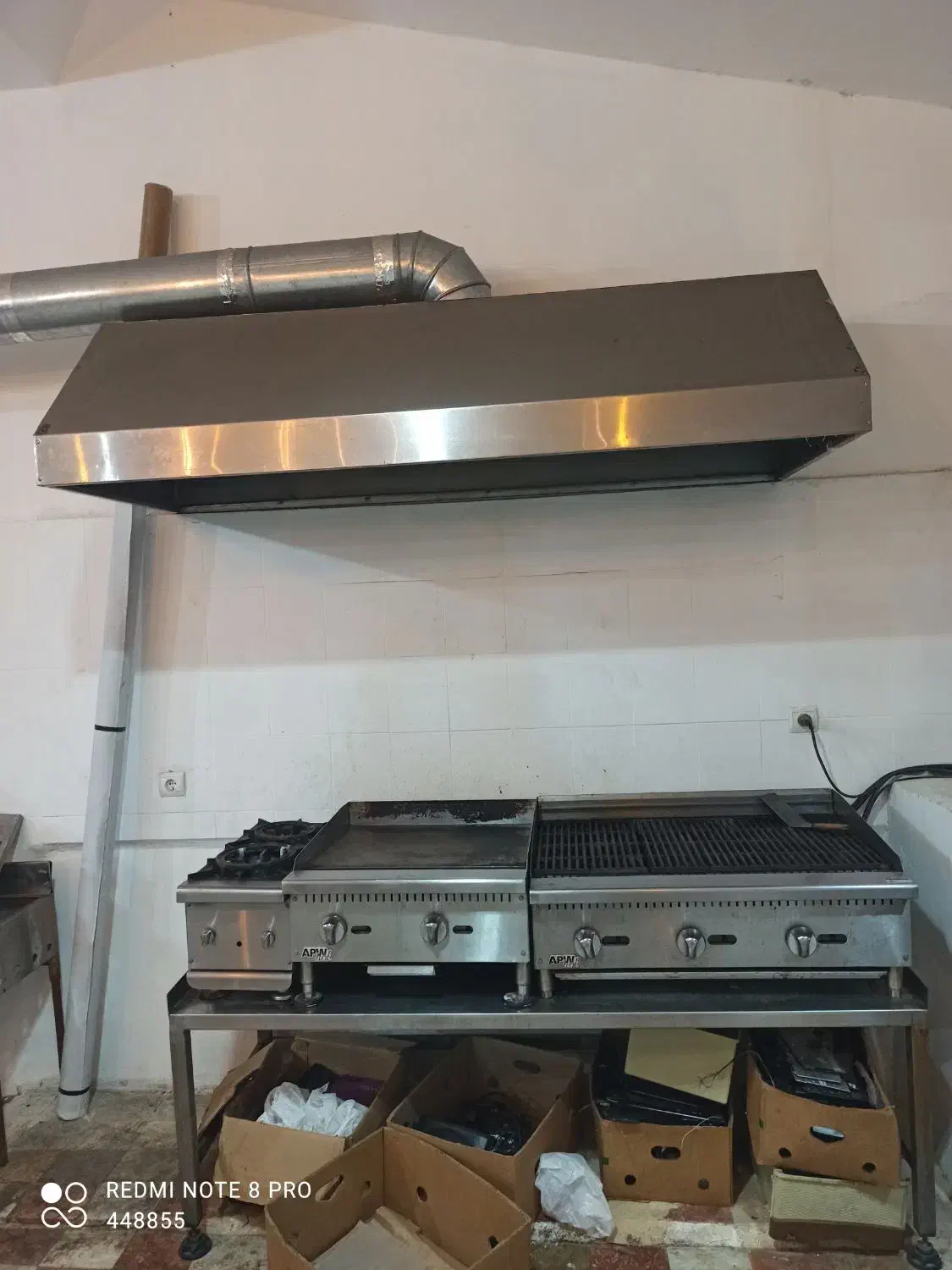 هود تمام استیل همراه با لوله گریلapw|هود|نوشهر, |دیوار