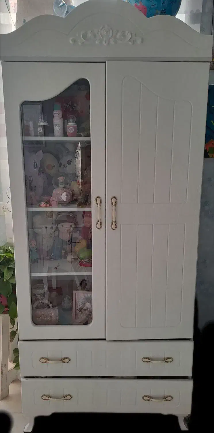 کمد بچه در حد نو ،جای لباس و اسباب بازی/رنگ سفید|جاکفشی، کمد، دراور|شهریار, شهرک وائین|دیوار