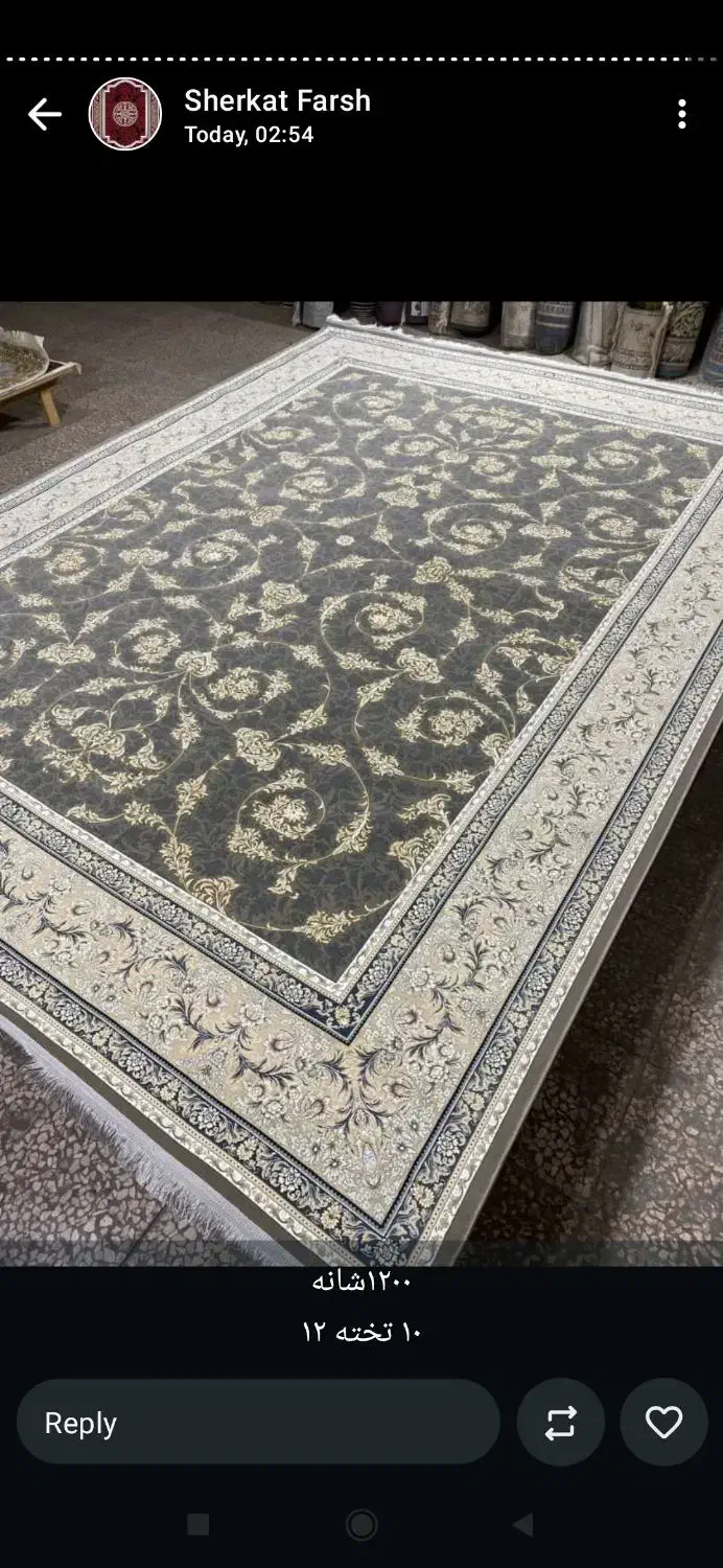 فرش ۱۲۰۰ شانه اصلی پتینه/ساده/برجسته/وینتیج|فرش|شیراز, تحویلی|دیوار