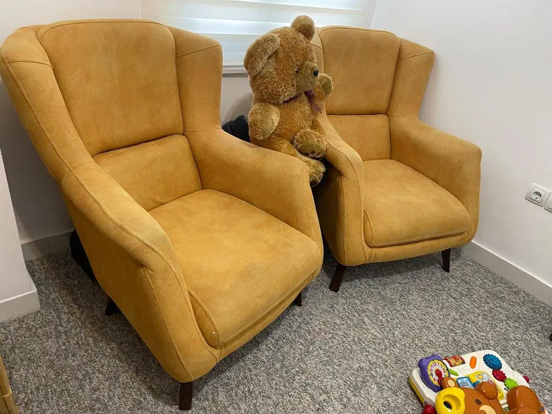 دو عدد مبل تکی|مبلمان خانگی و میز عسلی|جم, |دیوار