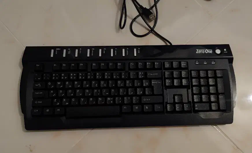 کیبورد با سیم مولتی مدیا زیرو وان|قطعات و لوازم جانبی رایانه|پردیس, فاز ۱۱|دیوار