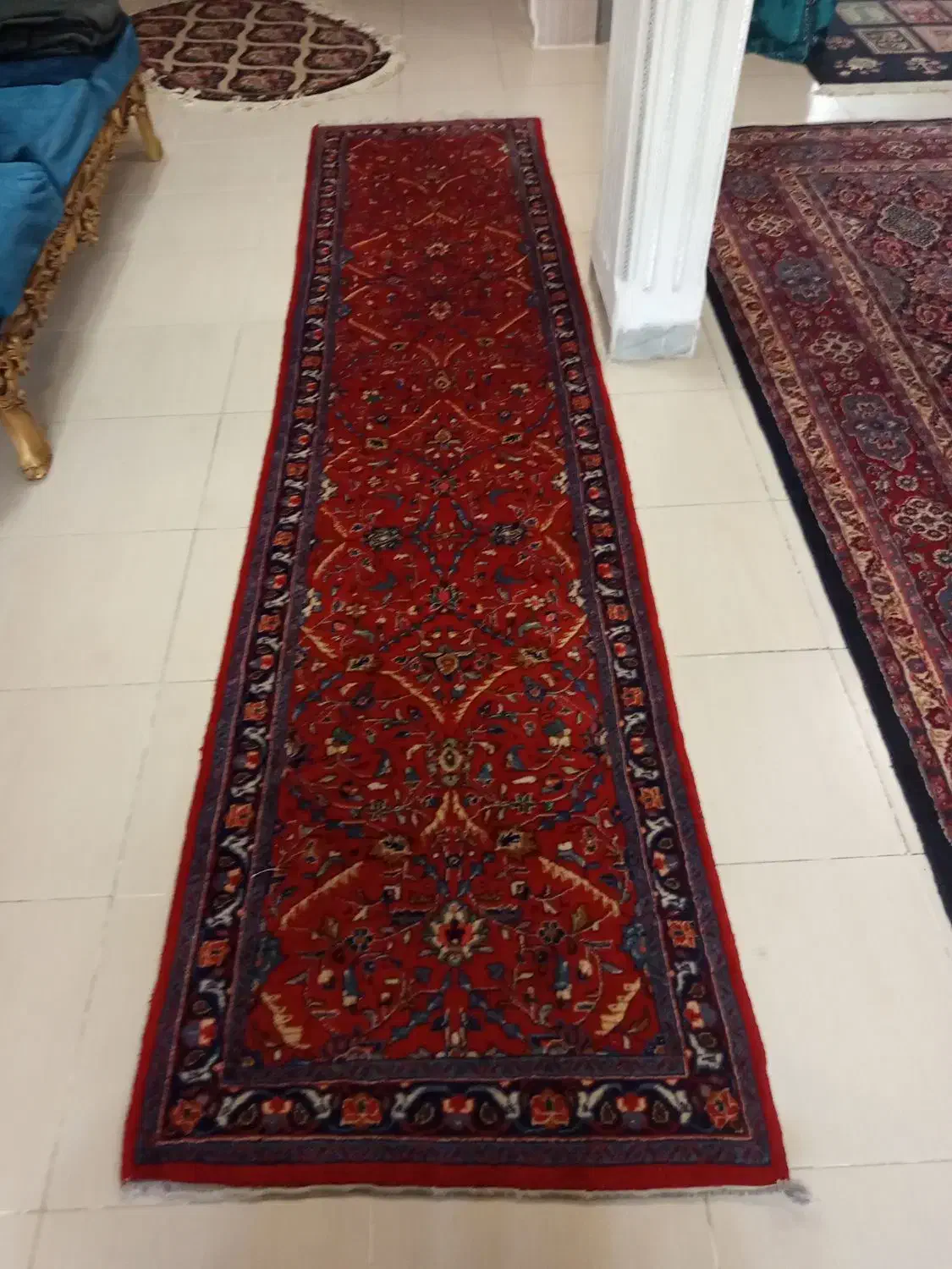 فرش کناره دستبافت اراک|فرش|همدان, |دیوار