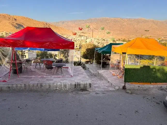الاچیق ۳در۴.۵ سایبان تاشو چتر برزنت کانتینری|کوهنوردی و کمپینگ|تهران, تهرانسر شرقی|دیوار
