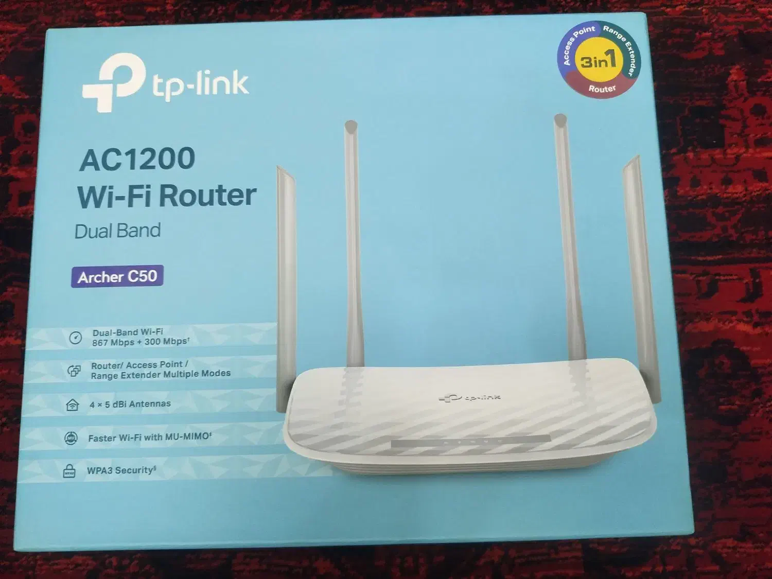 مودم روتر تی پی لینک tplink archer c50|مودم و تجهیزات شبکه|تهران, خواجه نصیر طوسی|دیوار