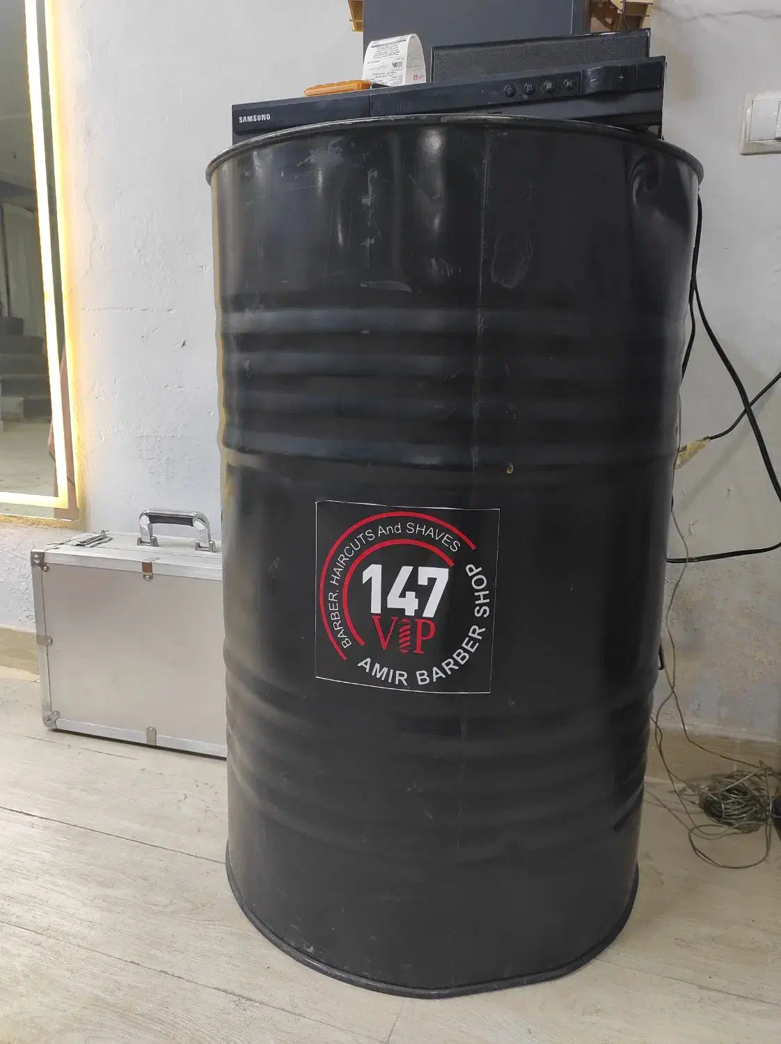 ۴ عدد بشکه تمیز و درحد رنگ شده|عمدهفروشی|بهار, |دیوار