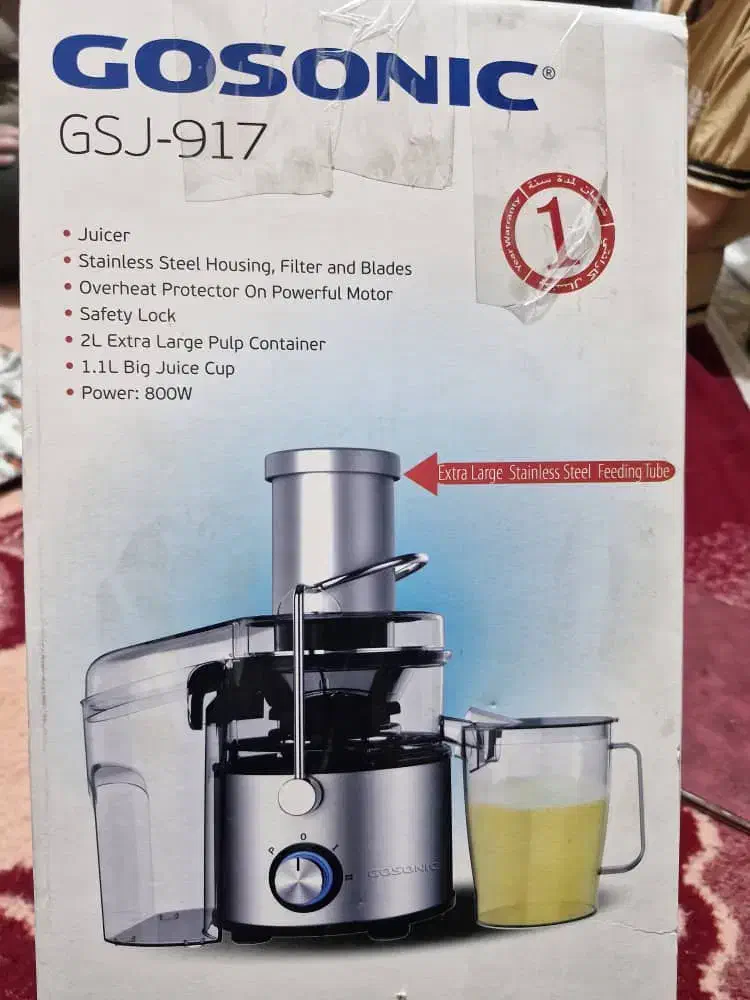 آبمیوه گیری GOSONICمدلGSJ917اکبند ترکیه|آبمیوهگیر و آبمرکباتگیر|تهران, هفده شهریور|دیوار