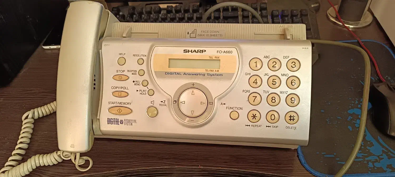 فروش یک دستگاه فاکس|پرینتر، اسکنر، کپی، فکس|مشهد, جاهد شهر|دیوار