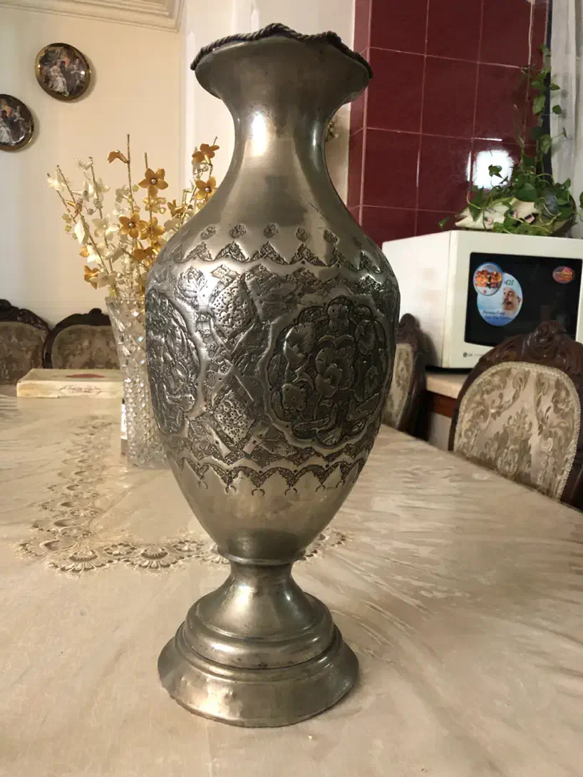 گلدان قلم کاری|کلکسیون اشیاء عتیقه|تهران, نارمک|دیوار
