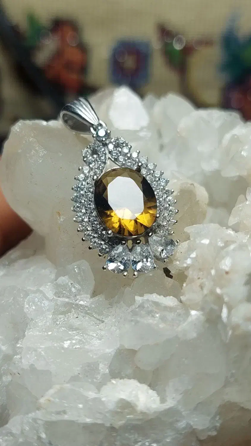 انگشتر واویز نقره|جواهرات|اسلامآباد غرب, |دیوار