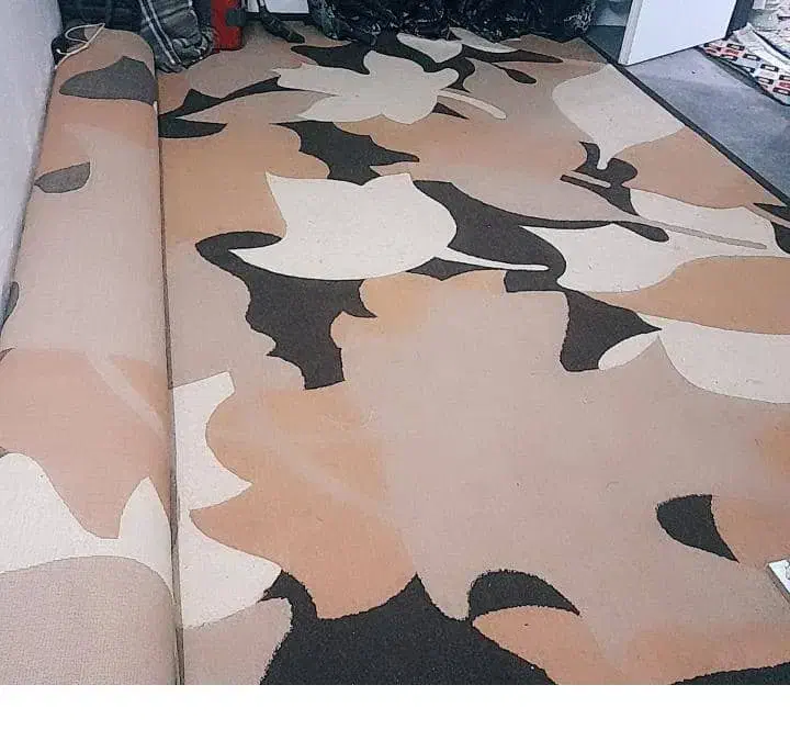 قالی|فرش|اهواز, کوی آزادی|دیوار