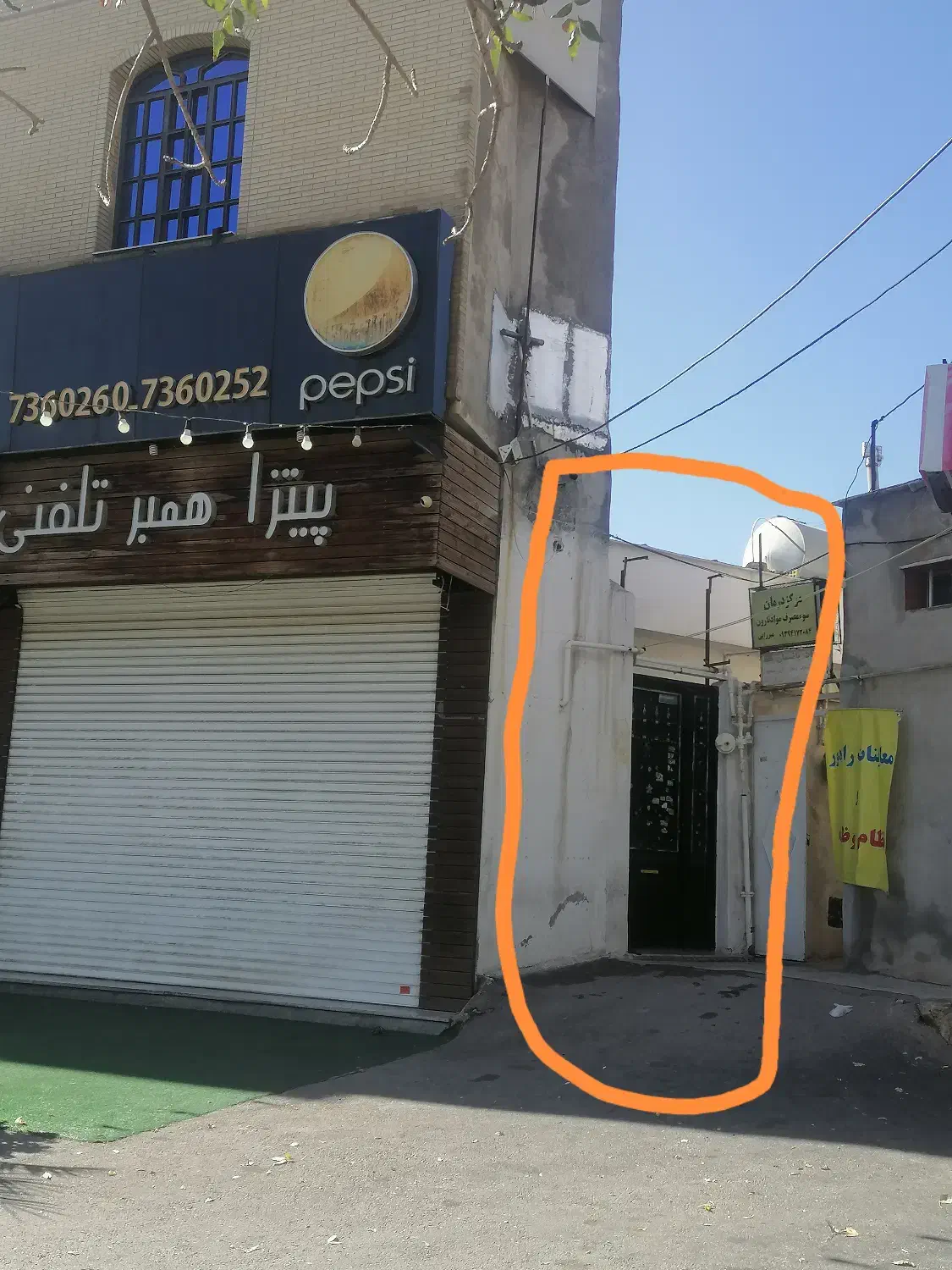 ۱۰۰ متر دفتر کار تجاری همکف چهاراه مقر|اجارهٔ دفتر کار، اتاق اداری، مطب|شیراز, شیشه‌گری|دیوار