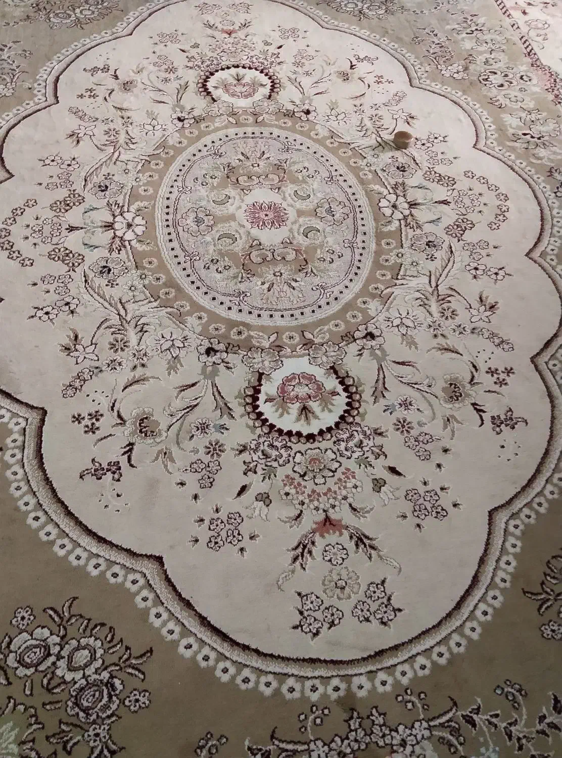 یک جفت فرش کرم گردویی|فرش|مشهد, کارمندان دوم|دیوار