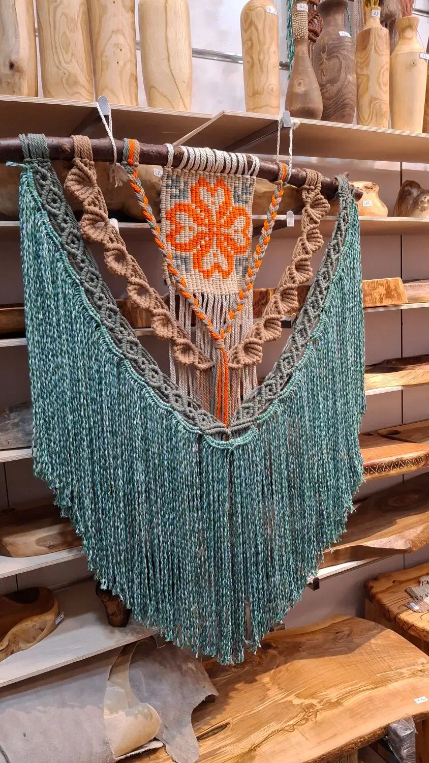 دیوارکوب مکرومه|صنایع دستی و سایر لوازم تزئینی|تهران, شهرک صدرا|دیوار