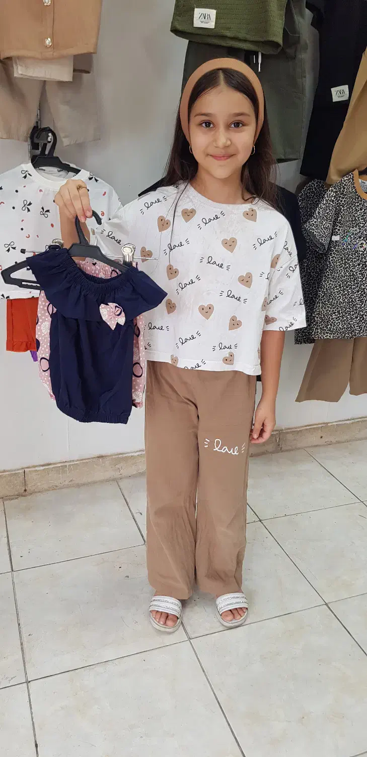 ست  تیشرت شلوارک خانگی زیر ۱۰۰ هزار تومان|کفش و لباس بچه|کرج, برغان|دیوار