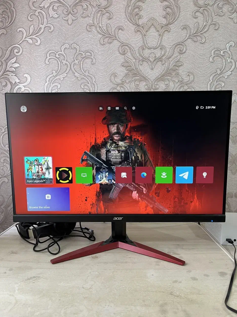 مانیتور ۲۷ اینچ گیمینگ 165هرتز acer|قطعات و لوازم جانبی رایانه|شاهین دژ, |دیوار