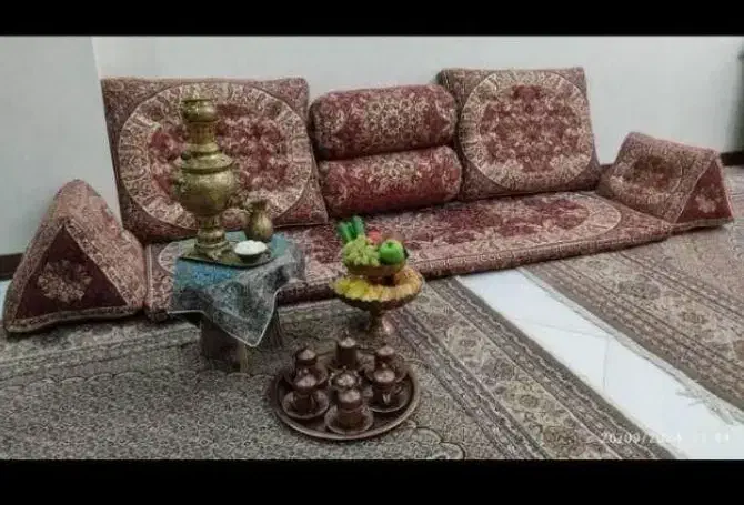 تخت سنتی شاهنشین پشتی بالشت تشک|مبلمان خانگی و میز عسلی|تهران, شهرک طالقانی|دیوار