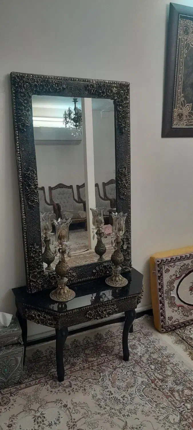 اینه و شمدان|بوفه، ویترین، کنسول|اسلام‌شهر, شهرک قائمیه|دیوار