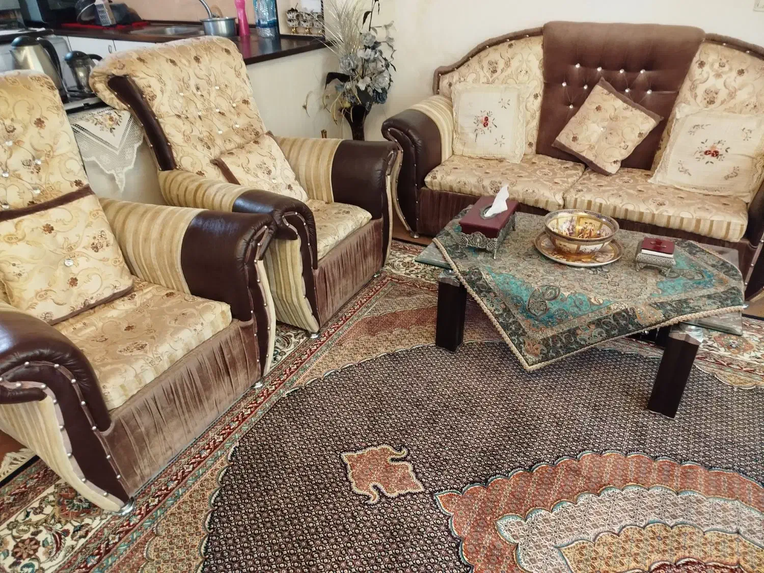 مبل هفت نفره|مبلمان خانگی و میز عسلی|اردبیل, |دیوار