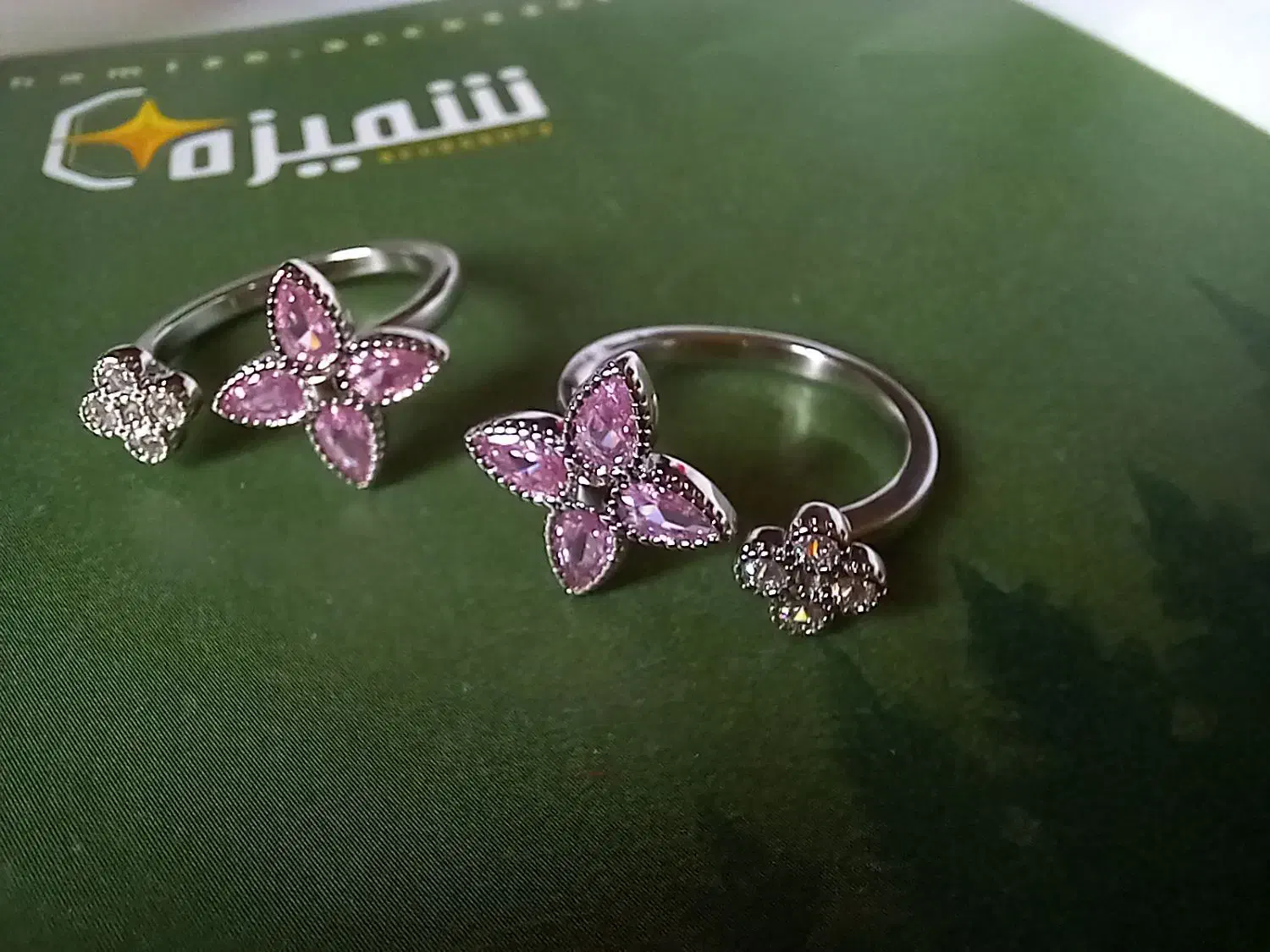 انگشتر گل صورتی بدل|بدلیجات|شیراز, آزادگان|دیوار