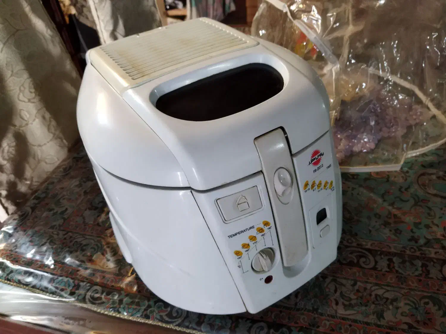 سرخ کن پارس خزر حدنو سایز بزرگ سبد فلزی بشرط|اجاق گاز و لوازم برقی پختوپز|شریفآباد, |دیوار