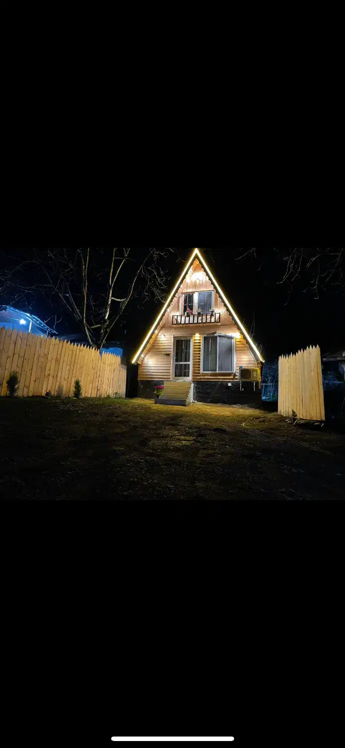 کلبه سوئیسی جنگلی|اجارهٔ کوتاهمدت ویلا و باغ|رشت, پسیخان|دیوار