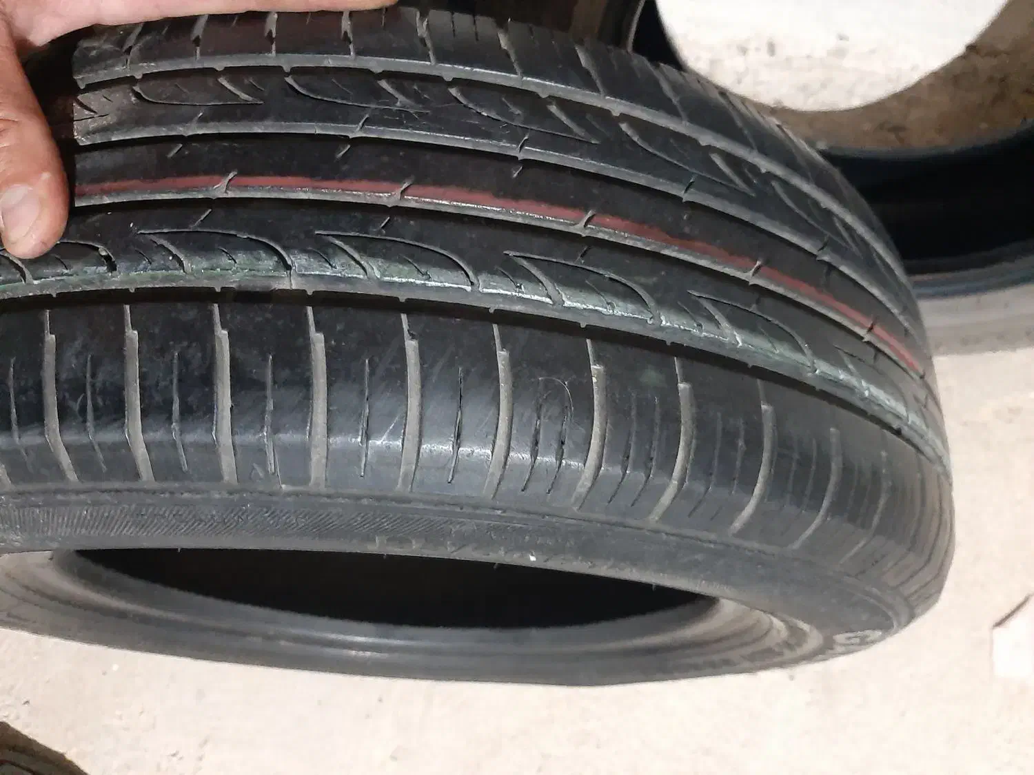 لاستیک کارکرده کوییک و تیبا|قطعات یدکی و لوازم جانبی|شباب, |دیوار