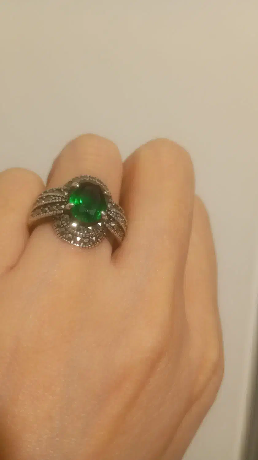 انگشتر نقره زمرد|بدلیجات|مشهد, یوسفیه (شهرک غرب)|دیوار