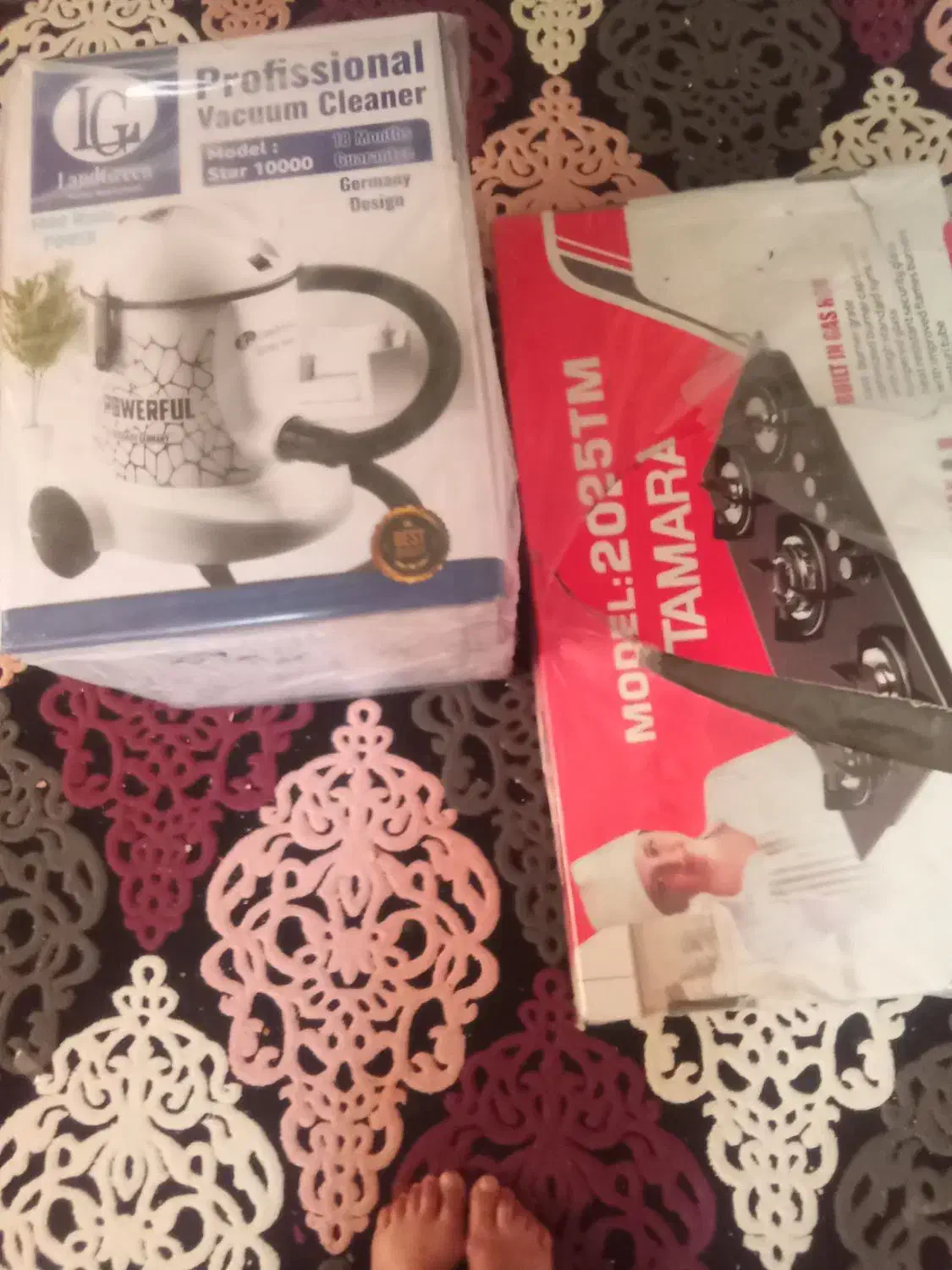 جارو برقی سطلی نو با گارانتی و گاز صفحه ای|جاروبرقی، جارو شارژی، بخارشو|خرمآباد, |دیوار