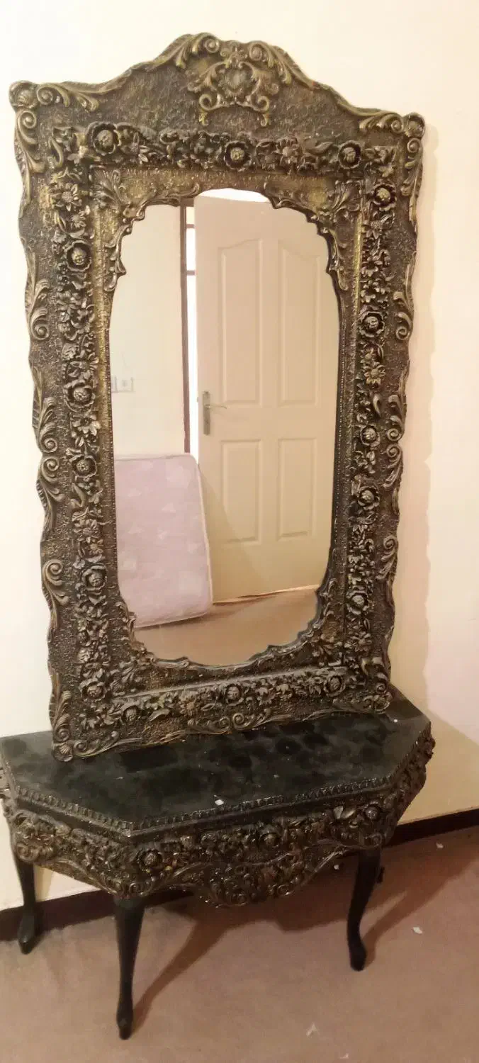 آینه کنسول|بوفه، ویترین، کنسول|بندر امام خمینی, |دیوار