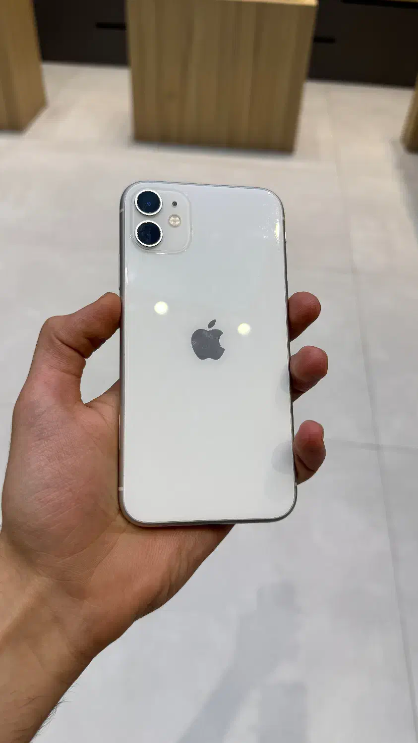 آیفون 11 با حافظه 128 گیگابایت تک سیم سفید|موبایل|مشهد, کوثر|دیوار