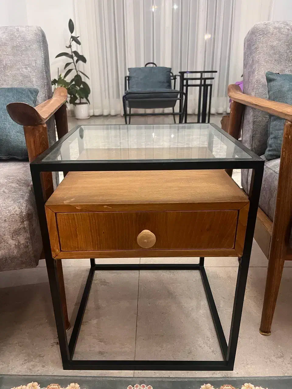 ست میز وسط و میز تلوزیون و عسلی|مبلمان خانگی و میز عسلی|رودهن, |دیوار