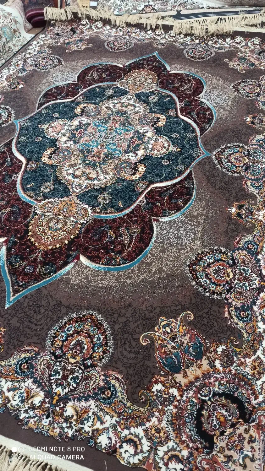 ۴ تخته فرش ماشینی ۶متری ۷۰۰ شانه جنس نخ|فرش|تبریز, |دیوار