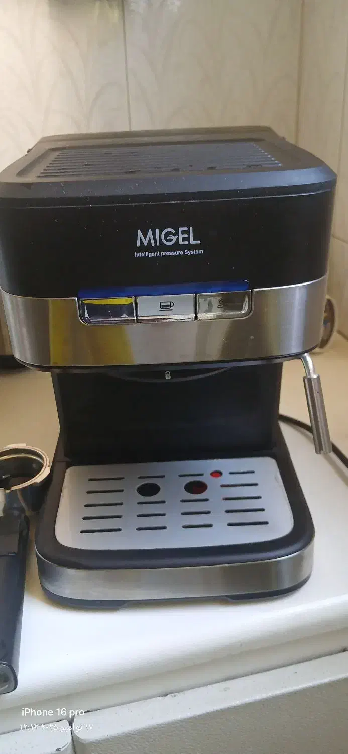 قهوه ساز.اسپرسو ساز.گیرگرم کن+بخار|سماور، چایساز، قهوهساز|اصفهان, ملکشهر|دیوار