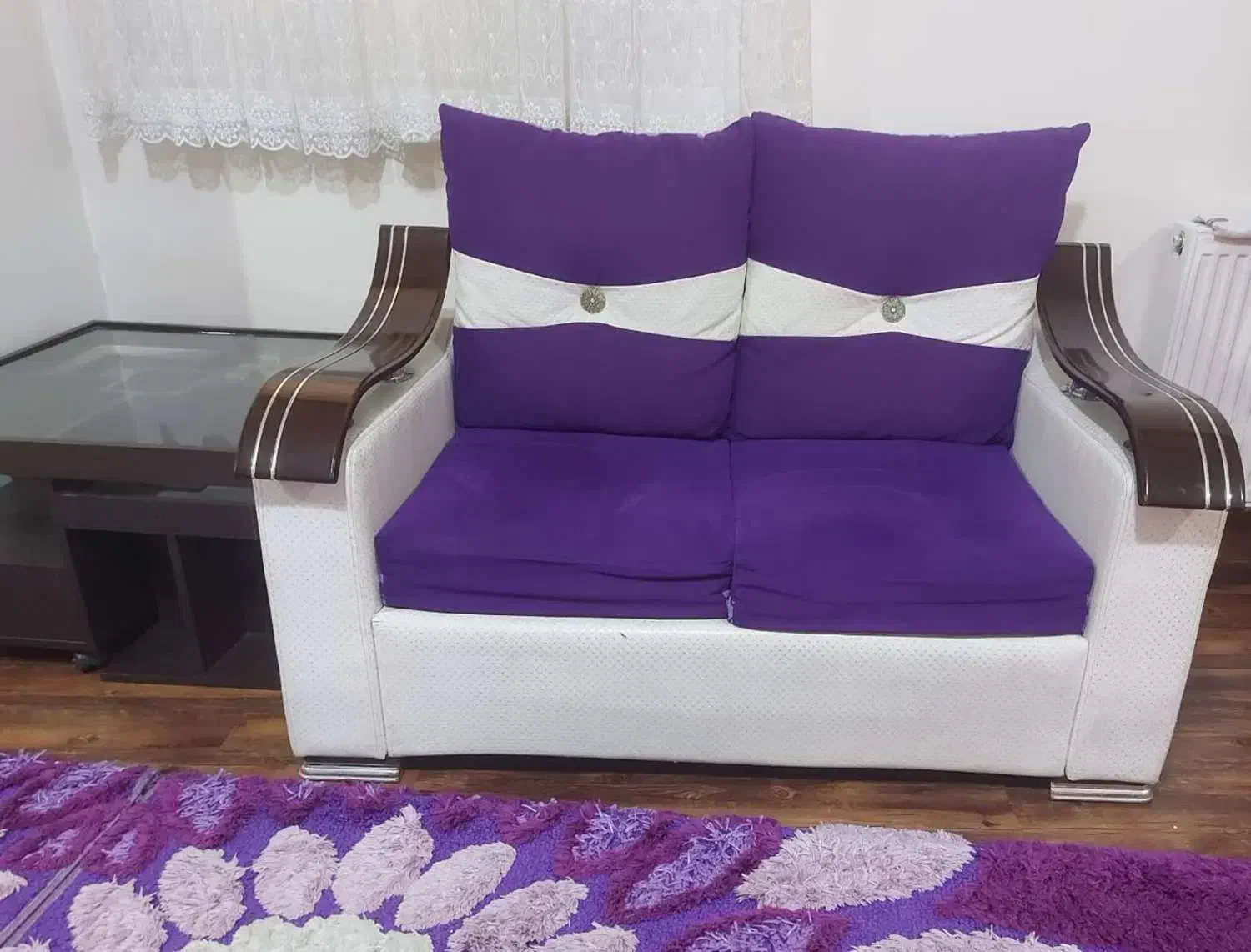 مبل 7 نفره و میز عسلی دراور و میز ناهار  6 نفره|مبلمان خانگی و میز عسلی|ساری, |دیوار