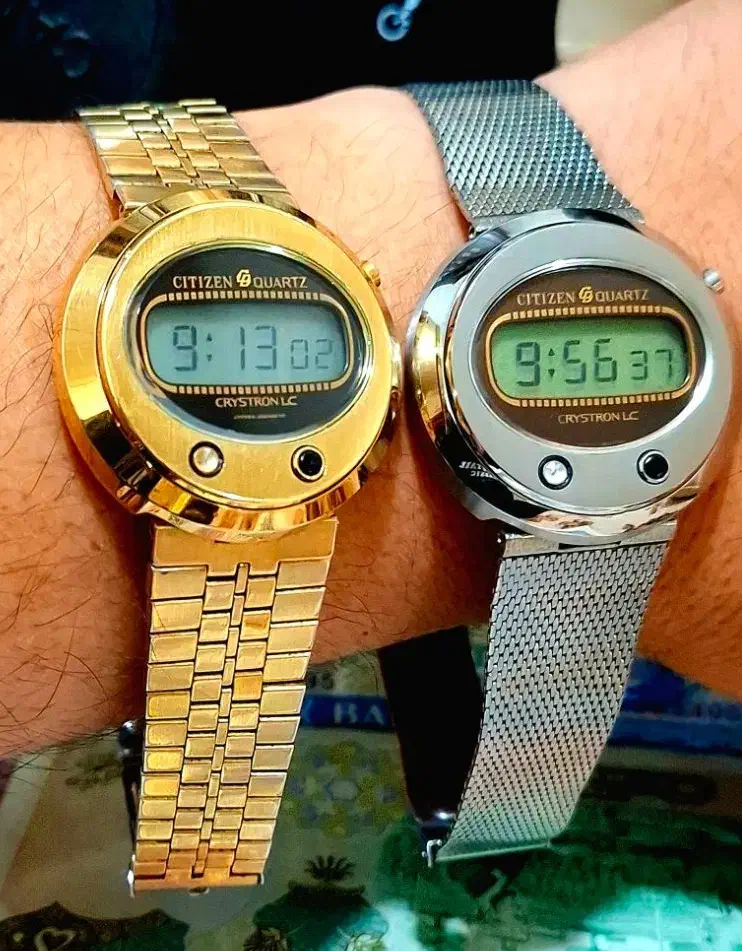 سیتیزن کریسترون ال سی ژاپنی دقلو کلکسیونی دهه ۷۰|ساعت|تهران, آذربایجان|دیوار