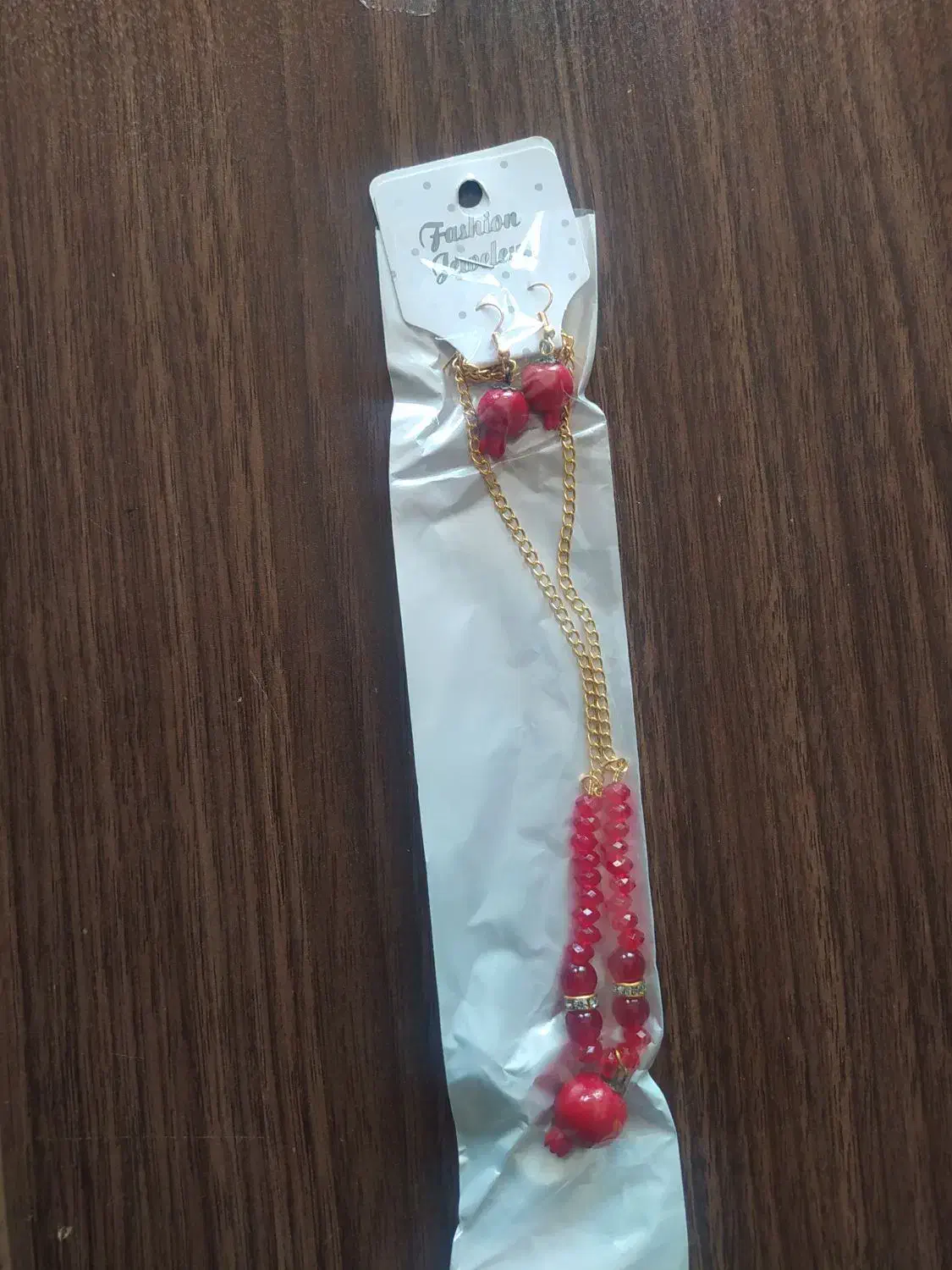 ست یلدایی دستبند .گردنبند.گوشواره|بدلیجات|کرمان, |دیوار