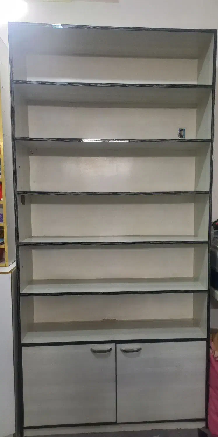 کتابخانه چوبی بزرگ|کتابخانه، شلف، قفسه‌های دیواری|مشهد, محمدآباد|دیوار