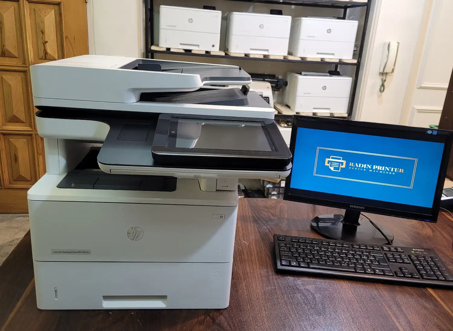 چاپگر لیزری اچ پی استوک چهار کاره  MFP M527dn|پرینتر، اسکنر، کپی، فکس|تهران, ایرانشهر|دیوار