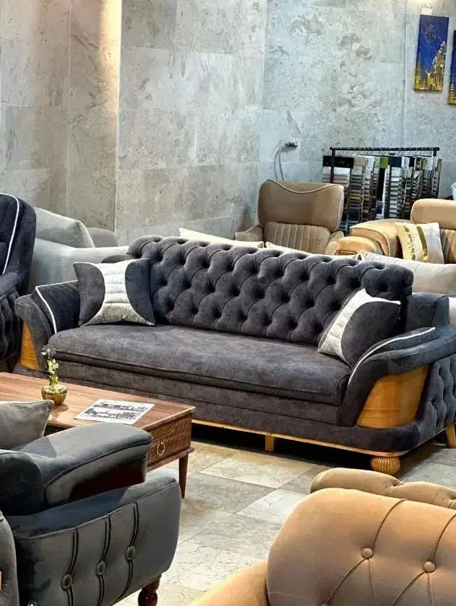 مبل راحتی ال شلوی مبل تخت شو اراد چستر کد۱۲|مبلمان خانگی و میز عسلی|کرج, شهرک بنفشه|دیوار