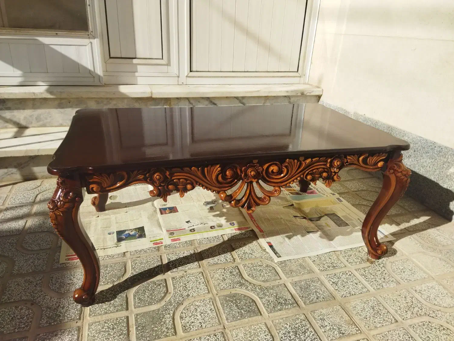 میز  جلو مبلی عسلی سلطنتی|مبلمان خانگی و میز عسلی|قوچان, |دیوار