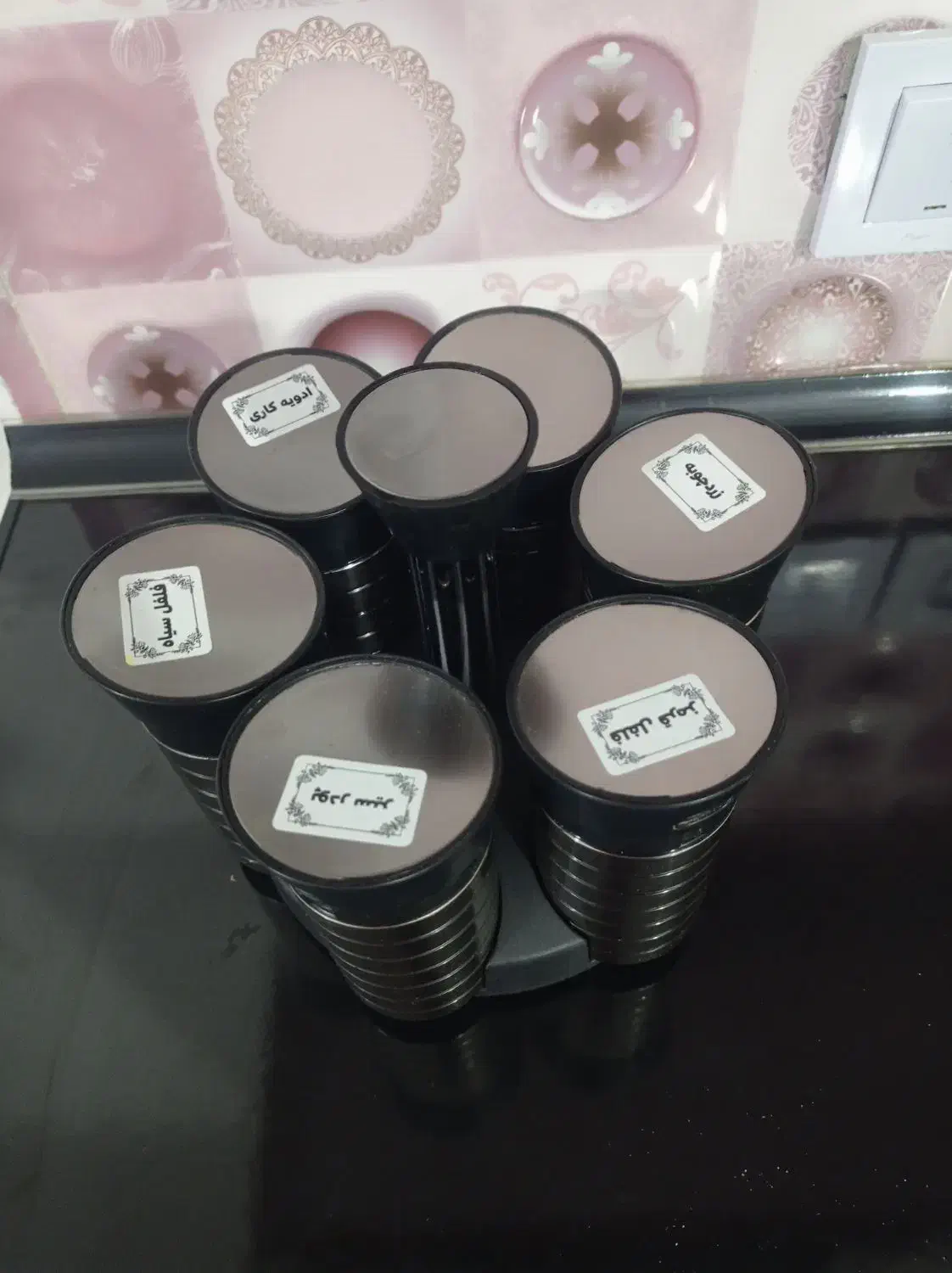 جا ادویه|ظروف نگهدارنده، پلاستیکی، یکبارمصرف|رباطکریم, نصیرشهر|دیوار