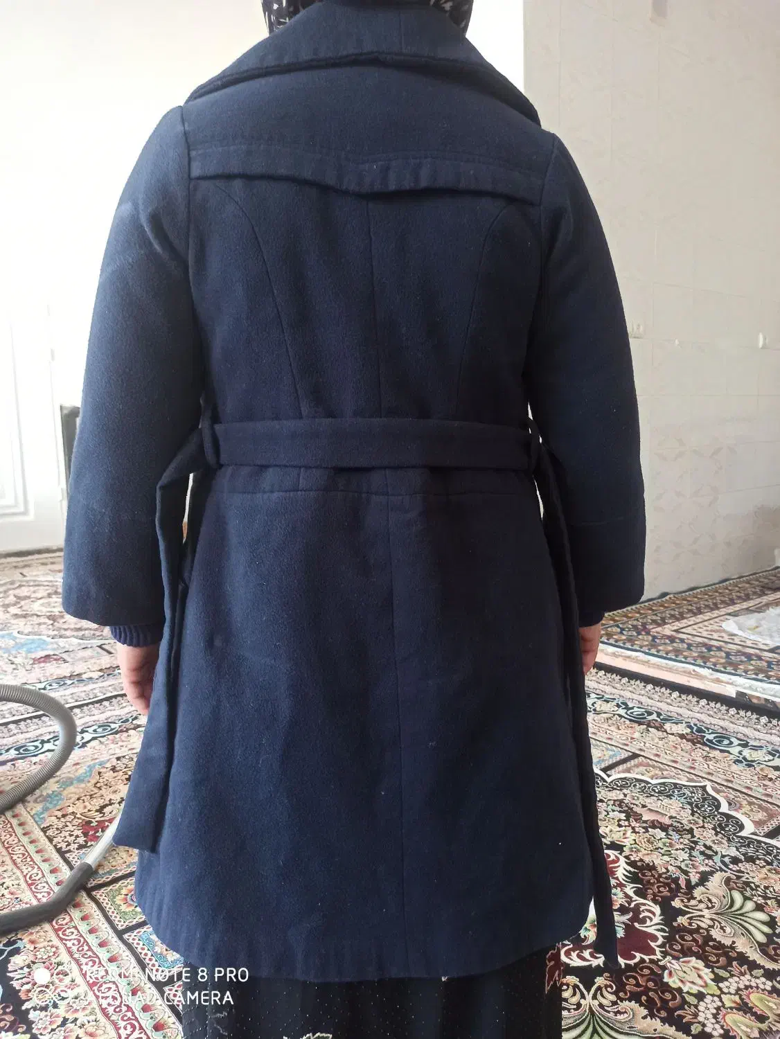 پالتو سرمه خوش رنگ و نو|لباس|جوانرود, |دیوار