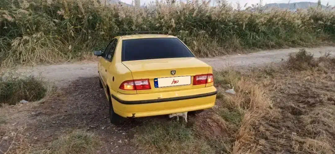 سمند زرد بین شهری مدل ۸۷|خودرو سواری و وانت|میانه, |دیوار