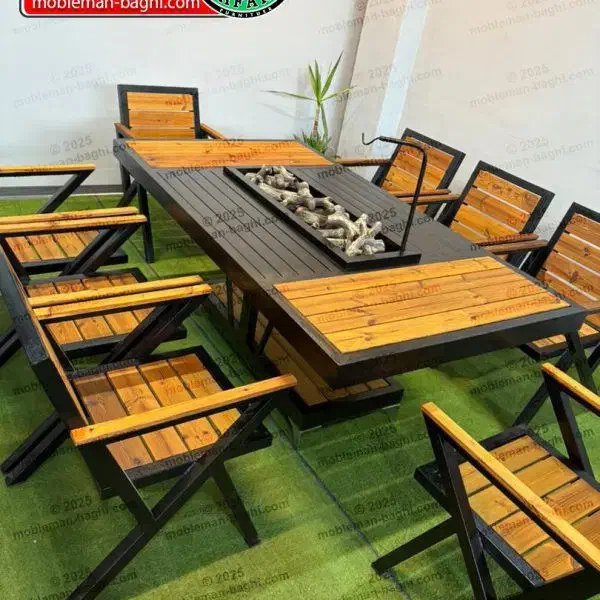 آتشدان و صندلی مدل ساولی|مبلمان خانگی و میز عسلی|قیامدشت - خاورشهر, |دیوار