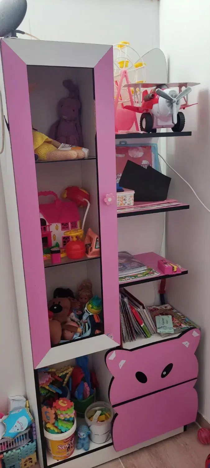 کمد لباس وبوفه دخترانه|جاکفشی، کمد، دراور|بردسیر, |دیوار