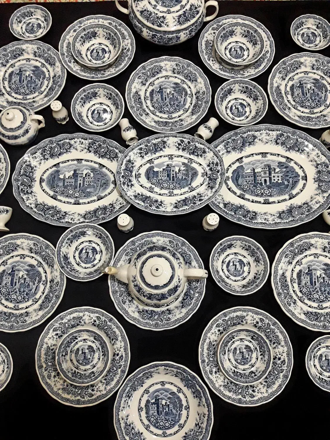 چینی قلم آبی آنتیک ژاپن|کلکسیون اشیاء عتیقه|رشت, حاجی آباد|دیوار