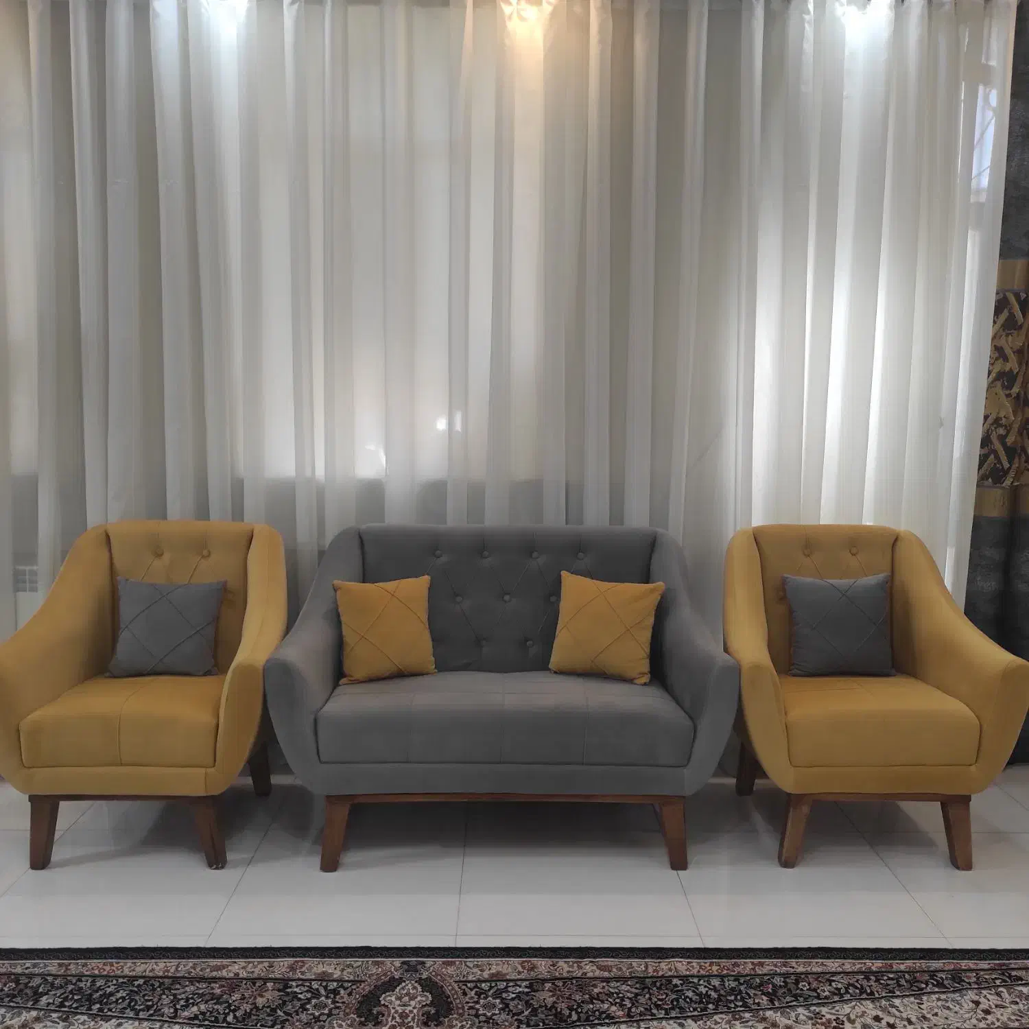 مبل چهارنفره مدل پیکو|مبلمان خانگی و میز عسلی|زاهدان, |دیوار