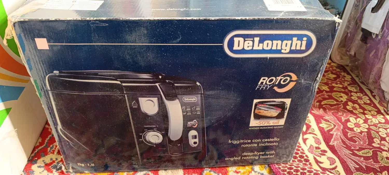 سرخ کن چرخشی مارک دلونگی|اجاق گاز و لوازم برقی پخت‌وپز|شاهین‌شهر, فردوسی|دیوار